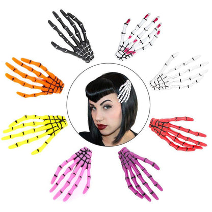 Skeleton hair clips 2