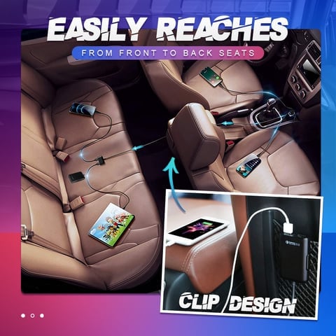 4 Port USB Car Charger Quick Charge QC3 2