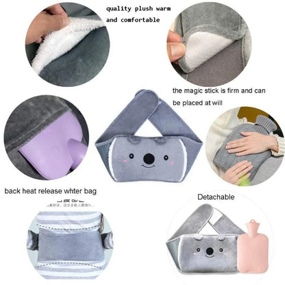 Plush Refillable Hot Water Bottle Belt 2