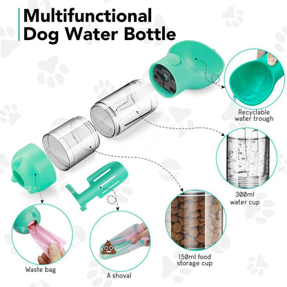 Pet Water Bottle Feeder 4-in-1 2