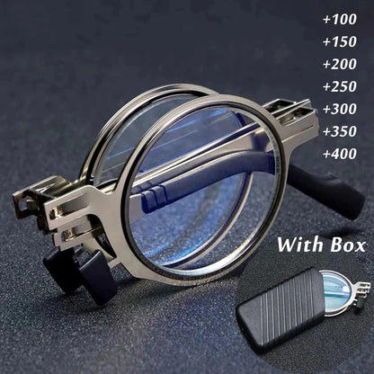 Screwless Titanium Ultra Light Folding Glasses 2