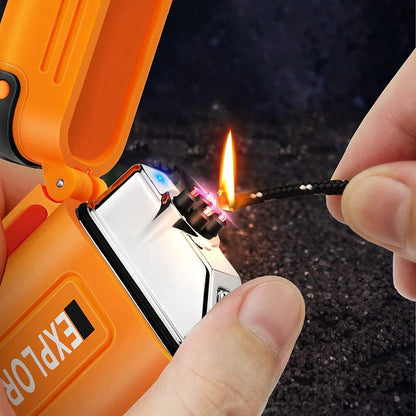 Electric Plasma Waterproof Rechargeable Dual Arc Lighter 2
