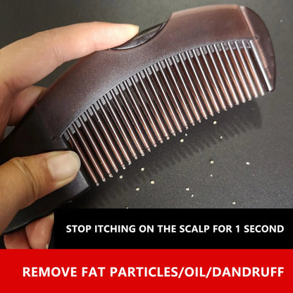 Hollow Tooth Self-cleaning Scalp Detox Dandruff Comb 2