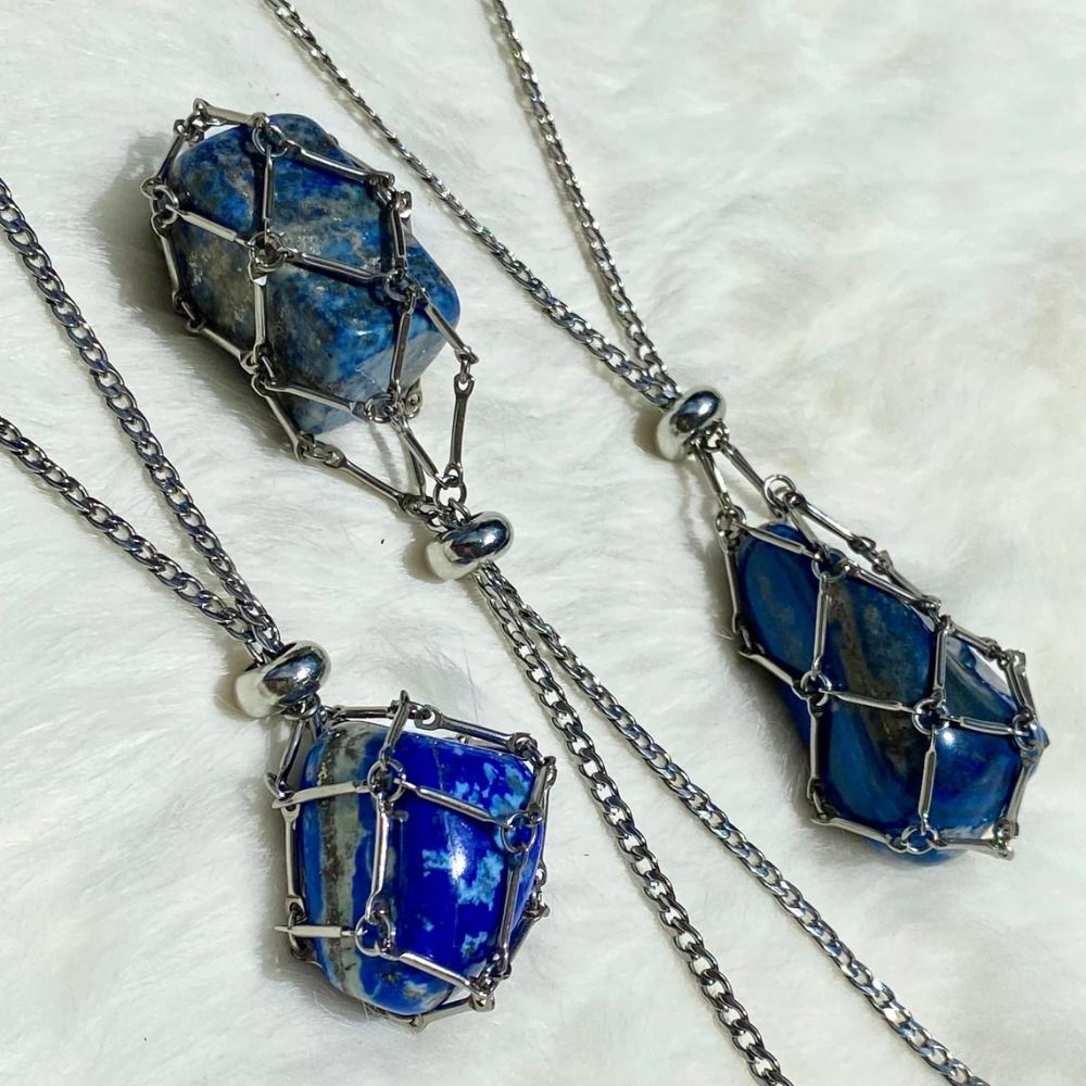 Crystal Stone Holder Necklace 2