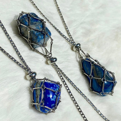 Crystal Stone Holder Necklace 2