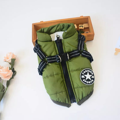 Waterproof Winter Jacket with Built-in Harness 2