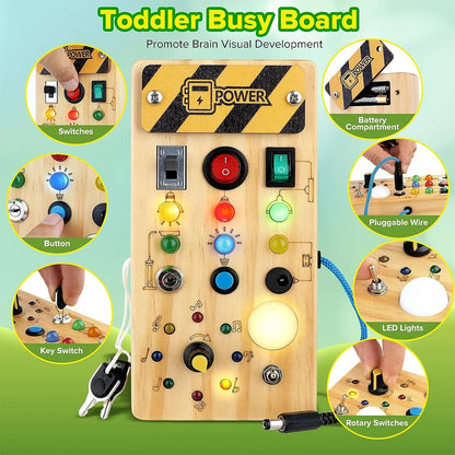Montessori Wooden Switch Board 2
