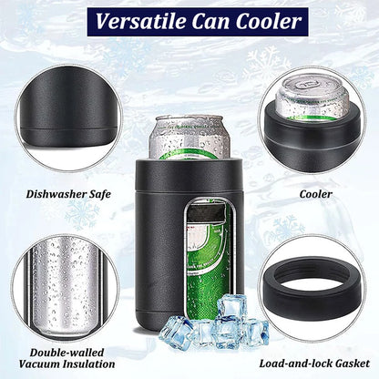 Beer Bottle and Can Cooler with Beer Opener 2