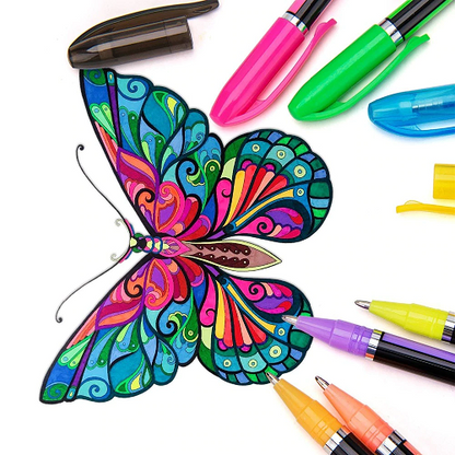 Glitter Gel Pens 12pcs 1