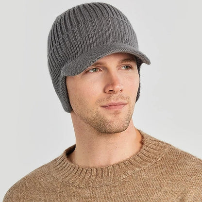 Elastic Warm Ear Protection Knitted Hat 2