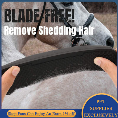 6 In 1 Dog Horse Grooming Shedding Massage Scrub Brush 2