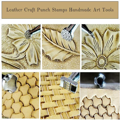 Leather Craft Stamps - 6 PCS 2