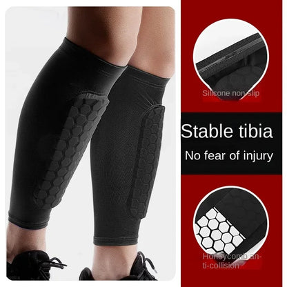 ? Honeycomb Impact Protection Compression Shin Sleeves 2