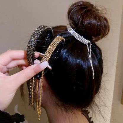 DiamondGlow Rhinestone Bun Maker-2PCS 2