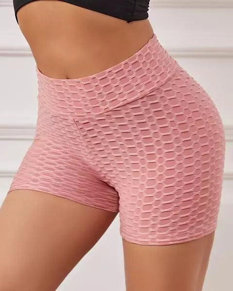 Bow Tie Textured Butt Lifting Sports Shorts 2