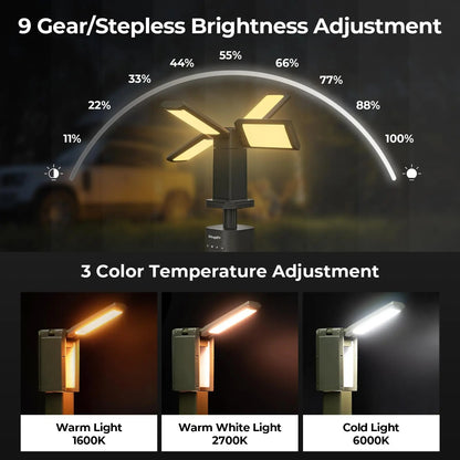 Telescopic Camping Light Rechargeable 2