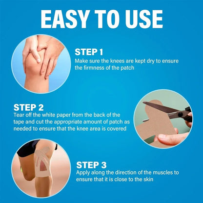 Precut Kinesiology Tape For Knees 2