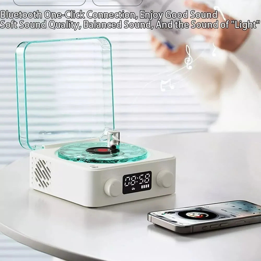 Premium Waves Retro Bluetooth Vinyl Record Player 2