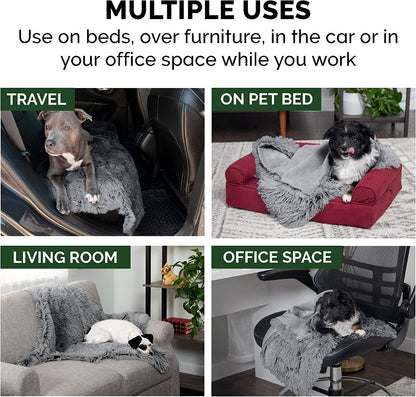 Sofa Plush Calming Dog Blanket 2