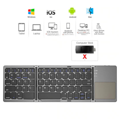 Wireless Bluetooth Foldable Keyboard 2