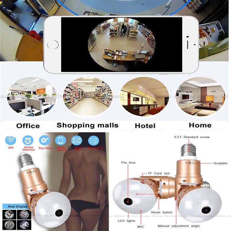 Light Bulb WiFi Security Camera 2