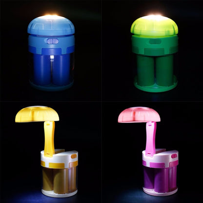 LED Salt Water Chemical Powered Night Light Portable Desk Lamp 2