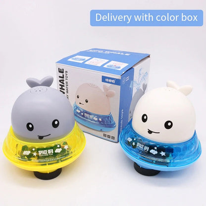 SPRINKLER WHALE BATH TOY WITH LED LIGHTS 2