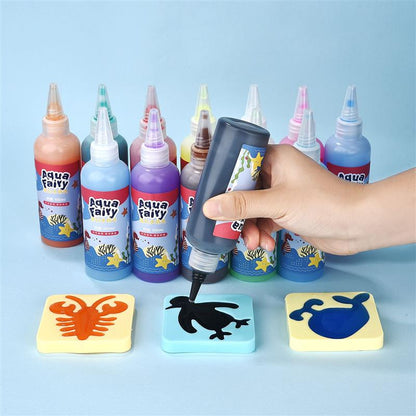 Children's DIY Aqua Fairy Marine Life 6 Shapes Mold Water elf Set 2