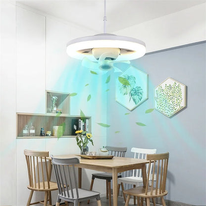 LED Swing Head Fan Light 2