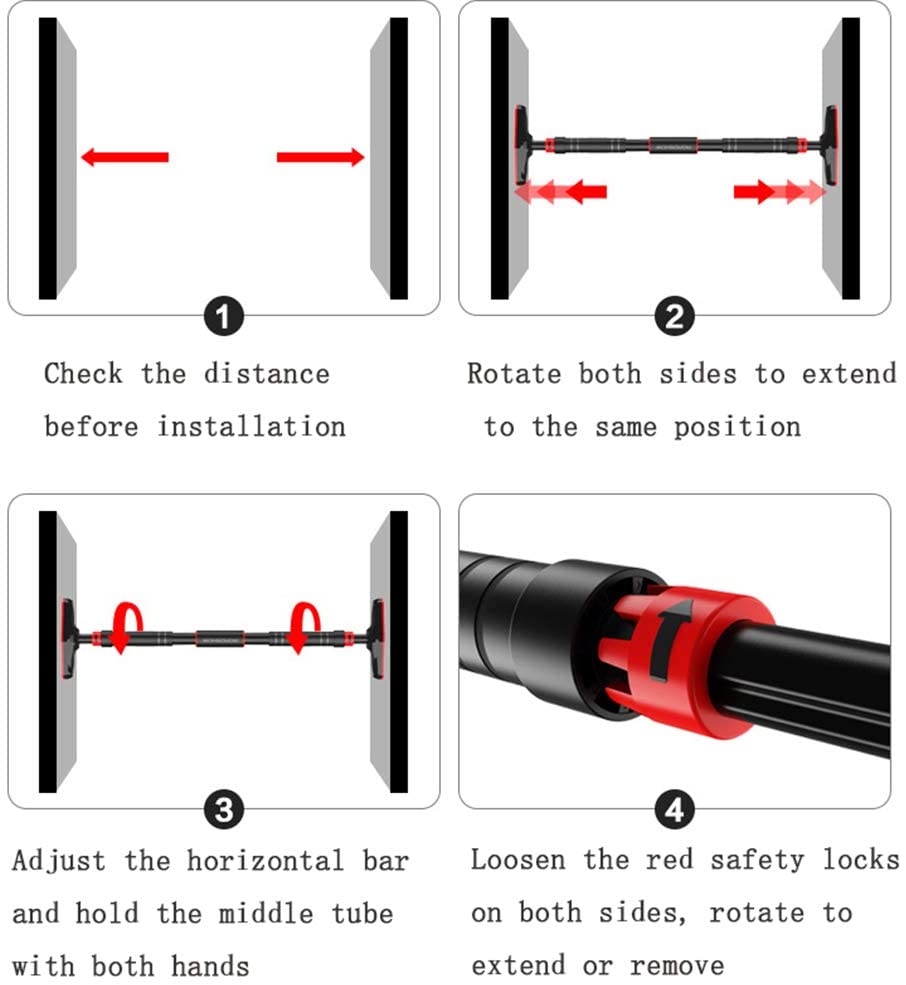 Home Gym Door Horizontal Bar 2