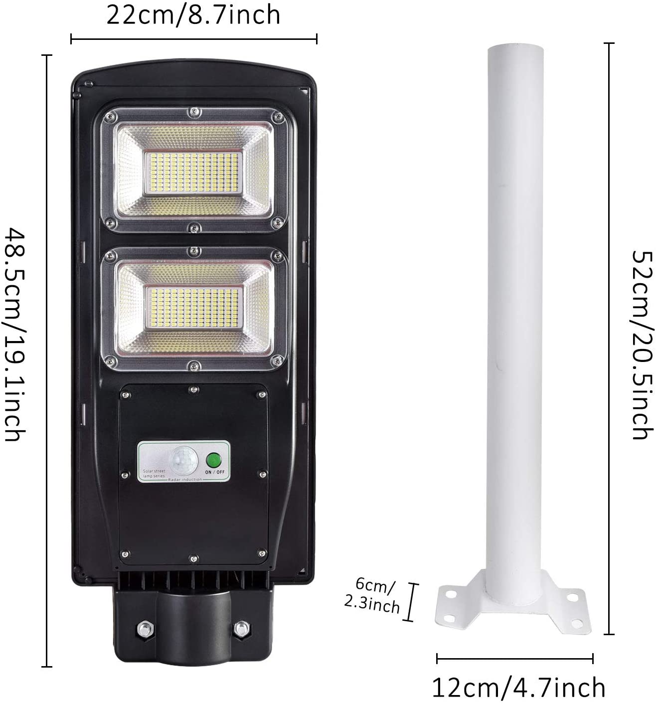 60W SOLAR STREET HIGH BRIGHTNESS LIGHT 2
