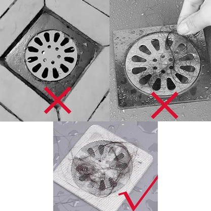 Shower Drain Hair Catcher Mesh Stickers 2
