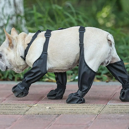 Adjustable Connected Dog Boots - Ultimate Paw Protection 2