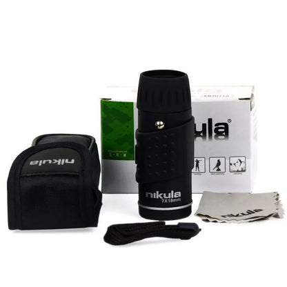 Mini Telescope 7X18 Mini Optics Night Vision Spotting Monocular 2
