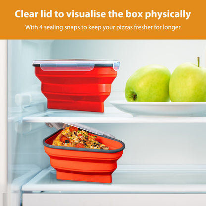 Pizza Pack - Collapsible Silisone Container For Pizza 2