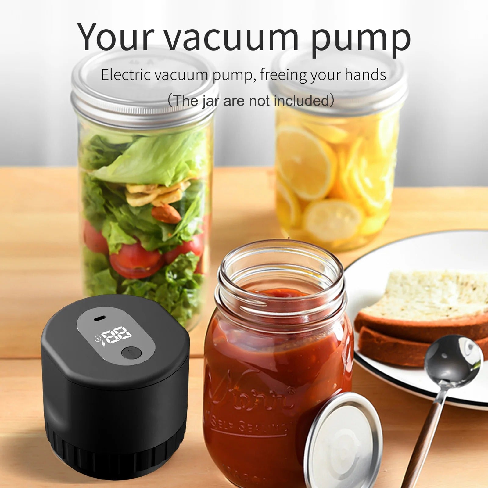 Mason Jar Vacuum Sealer 2