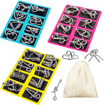 Metal Wire IQ Test Puzzle Toys 2