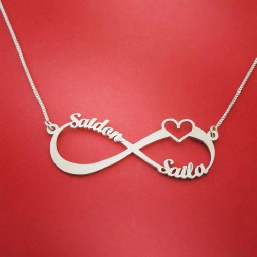 Personalised Infinity Necklace 2