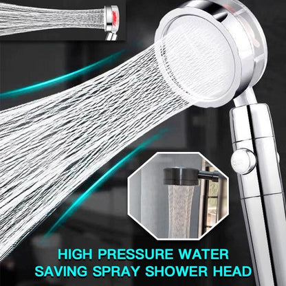 360 Propeller High Pressure Shower Head 2