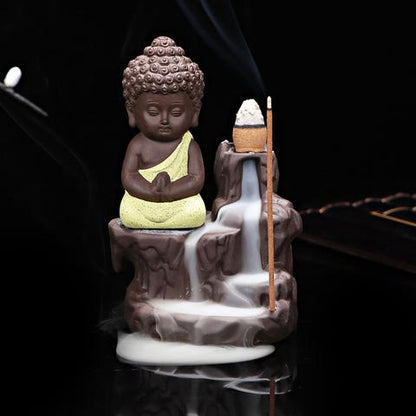 Buddha Monk Incense Burner 2