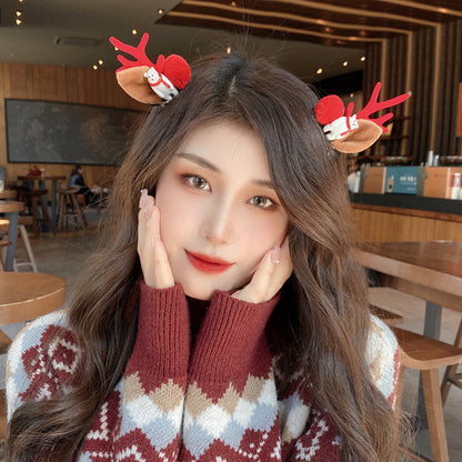 Christmas Girl's Antlers Hairpin 2