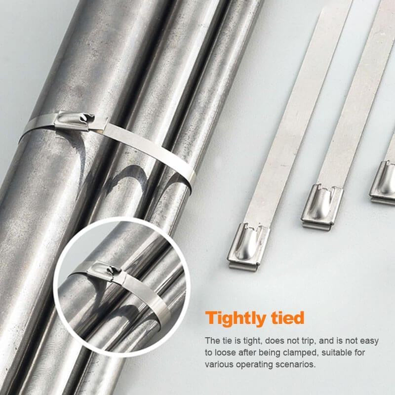Stainless steel cable ties (100 Pcs) 2