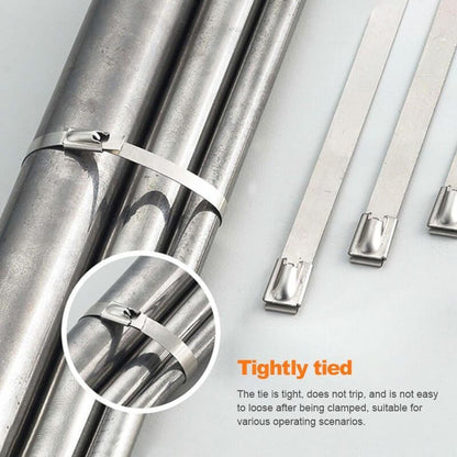 Stainless steel cable ties (100 Pcs) 2