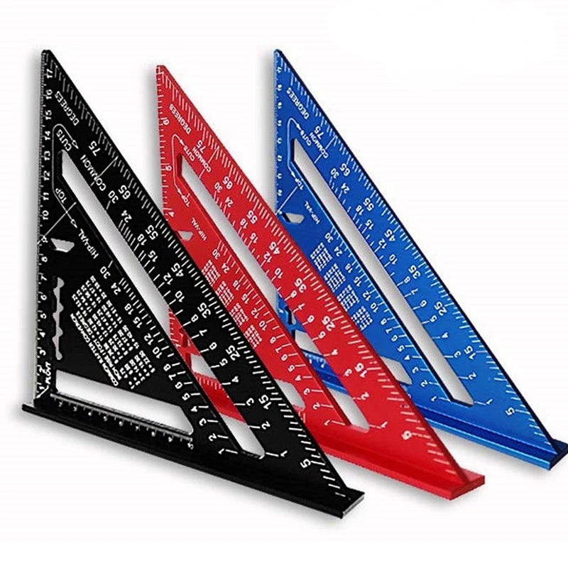 High Precision Aluminum Alloy Triangle Ruler 2