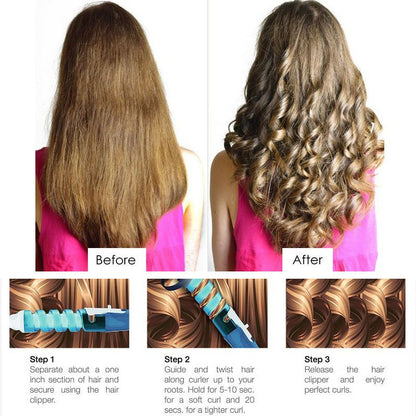 Electric Magic Hair Curler Crimping Wand 2
