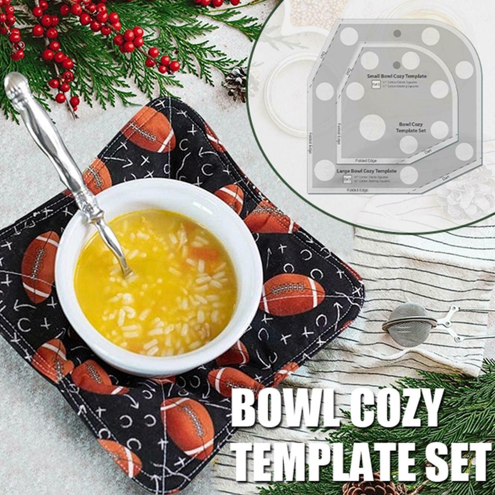 Bowl Cozy Template Cutting Ruler Set 2