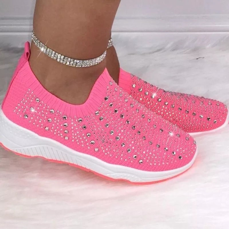 Rhinestone Breathable Casual Shoes 2