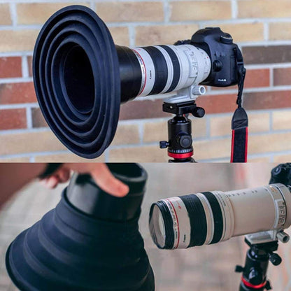 Camera lens hood for Canon Nikon Sony professional DSLRs and camcorders 2