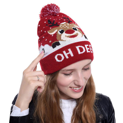 Christmas Theme LED Beanies 2
