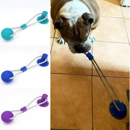 Multifunction Dog Molar Teeth Cleaning Bite Toy 2